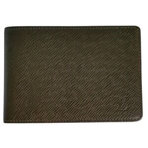 LOUIS VUITTON Louis Vuitton Taiga Leather Portefeuille 3 Volets Billfold Bi-f...